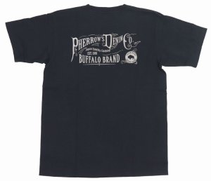 画像: 「Pherrow's/フェローズ」PHERROW'S プリント ポケット付きTシャツ PTシリーズ【S・ブラック】