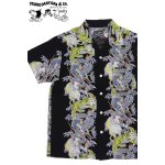 画像: 「STUDIO D'ARTISAN/ステュディオ・ダ・ルチザン」トルネード豚アロハシャツ【ブラック】