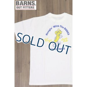 画像1: 「BARNS OUT FITTERS /バーンズアウトフィッターズ」The DUDES プリントタフネックTシャツ【ホワイト】 (1)
