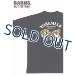画像: 「BARNS OUT FITTERS /バーンズアウトフィッターズ」YOSEMITE プリントタフネックTシャツ【ブラック】