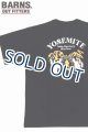 画像: 「BARNS OUT FITTERS /バーンズアウトフィッターズ」YOSEMITE プリントタフネックTシャツ【ブラック】