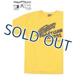 画像: 「STUDIO D'ARTISAN/ステュディオ・ダ・ルチザン」HEADQUARTERS 吊り編みプリントＴシャツ【イエロー】