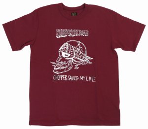 画像: 「WEST RIDE/ウエストライド」RULES ON THE ROAD  ヘビーウェイトプリントTシャツ【ボルドー】