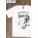 画像1: 「WEST RIDE/ウエストライド」GET SADDLE UP  ヘビーウェイトプリントTシャツ【ホワイト】 (1)
