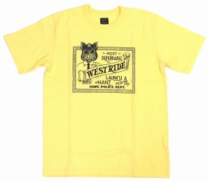 画像: 「WEST RIDE/ウエストライド」HAWG POLICE DEPT.  ヘビーウェイトプリントTシャツ【バナナ】