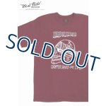 画像: 「WEST RIDE/ウエストライド」RULES ON THE ROAD  ヘビーウェイトプリントTシャツ【ボルドー】