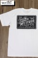 画像: 「WEST RIDE/ウエストライド」CYCLE WEAR  ヘビーウェイトプリントTシャツ【ホワイト】