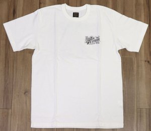 画像: 「WEST RIDE/ウエストライド」CYCLE WEAR  ヘビーウェイトプリントTシャツ【ホワイト】
