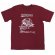 画像2: 「WEST RIDE/ウエストライド」RULES ON THE ROAD  ヘビーウェイトプリントTシャツ【ボルドー】 (2)