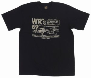 画像: 「WEST RIDE/ウエストライド」WR's69  ヘビーウェイトプリントTシャツ【ブラック】