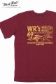 画像: 「WEST RIDE/ウエストライド」WR's69  ヘビーウェイトプリントTシャツ【ボルドー】