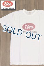 画像: 「UES/ウエス」UESロゴ プリントTシャツ【ホワイト】
