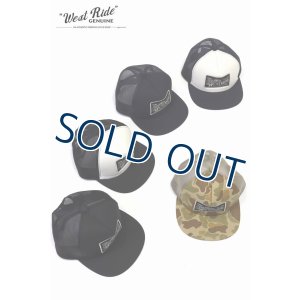 画像1: 「WEST RIDE/ウエストライド」CYCLE WEAR ワッペンカスタム メッシュキャップ【5カラーあり】 (1)