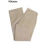画像: 「TCB jeans/TCBジーンズ」ステイゴールドチノ 41カーキ【ベージュ】