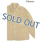 画像: 「TCB jeans/TCBジーンズ」キャットヘッドジャケット【カーキドリル】