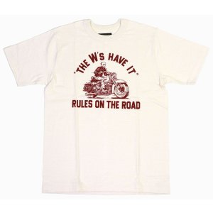 画像2: 「WEST RIDE/ウエストライド」”THE W's HAVE IT" ヴィンテージプリントTシャツ【クリーム】 (2)