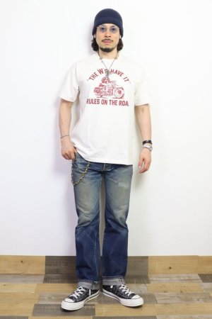 画像: 「WEST RIDE/ウエストライド」”THE W's HAVE IT" ヴィンテージプリントTシャツ【クリーム】
