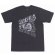 画像2: 「WEST RIDE/ウエストライド」RULES ON THE ROAD ヴィンテージプリントTシャツ【チャコール】 (2)