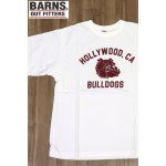 画像: 「BARNS OUT FITTERS /バーンズアウトフィッターズ」BULLDOGS プリントTシャツ【ホワイト】