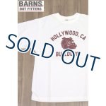 画像: 「BARNS OUT FITTERS /バーンズアウトフィッターズ」BULLDOGS プリントTシャツ【ホワイト】