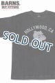 画像: 「BARNS OUT FITTERS /バーンズアウトフィッターズ」BULLDOGS プリントTシャツ【ブラック】