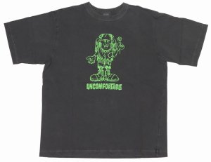 画像: 「BARNS OUT FITTERS /バーンズアウトフィッターズ」UNCOMFORTABLE プリントTシャツ【ブラック】
