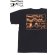 画像1: 「STUDIO D'ARTISAN/ステュディオ・ダ・ルチザン」革パッチロゴ プリントＴシャツ【ブラック】 (1)