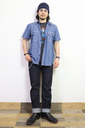 画像: 「STUDIO D'ARTISAN/ステュディオ・ダ・ルチザン」デニムパンツSD-103タイトストレート【ワンウォッシュ】