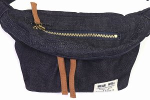 画像: 「UES/ウエス」ウエストバッグ【デニム】
