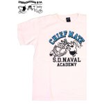 画像: 「STUDIO D'ARTISAN/ステュディオ・ダ・ルチザン」CHIEF MATE プリントＴシャツ【ピンク】