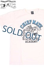 画像: 「STUDIO D'ARTISAN/ステュディオ・ダ・ルチザン」CHIEF MATE プリントＴシャツ【ピンク】