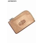 画像: 「ARTBROWN/アートブラウン」UKサドルレザー カードポケット付きコインケース【タン】