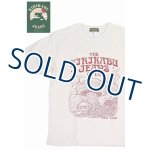画像: 「KIRIKABU JEANS/キリカブジーンズ」KINOKO プリントTシャツ【グレージュ×レッド】