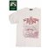 画像1: 「KIRIKABU JEANS/キリカブジーンズ」KINOKO プリントTシャツ【グレージュ×レッド】 (1)