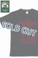 画像: 「KIRIKABU JEANS/キリカブジーンズ」KINOKO プリントTシャツ【チャコール×レッド】