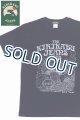 画像: 「KIRIKABU JEANS/キリカブジーンズ」KINOKO プリントTシャツ【ネイビー×ライトグレー】