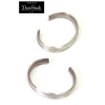 画像: 「DearStock/ディアストック」逆甲丸シルバーバングル【3サイズあり】