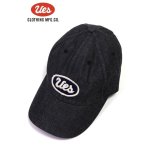 画像: 「UES/ウエス」ブラックデニムキャップ【UESネイビー】