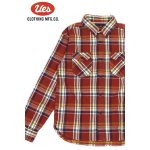 画像: 「UES/ウエス」先染ヘビーネルシャツ【レッド】