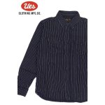画像: 「UES/ウエス」インディゴストライプヘビーネルシャツ