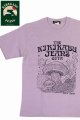 画像: 「KIRIKABU JEANS/キリカブジーンズ」KINOKO プリントTシャツ【ライトパープル×ダークパープル】