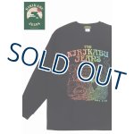 画像: 「KIRIKABU JEANS/キリカブジーンズ」予約商品 KINOKO グラデーションプリントロンT【ブラック】