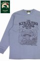 画像: 「KIRIKABU JEANS/キリカブジーンズ」KINOKO プリントロンT【スモーキーブルー】
