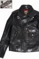 画像: 「Y'2 LEATHER/Y'2レザー」ヴィンテージホースDポケットダブルライダースジャケット【ブラック】