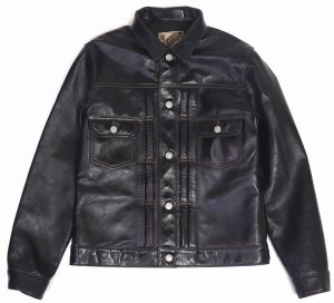 画像: 「Y'2 LEATHER/Y'2レザー」インディゴホース2ndタイプジャケット【インディゴ】