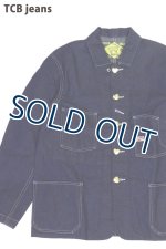 画像: 「TCB jeans/TCBジーンズ」キャットハートカバーオール【10ozデニム】