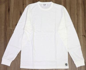 画像: 「FREE RAGE/フリーレイジ」無地リサイクルコットン長袖Tシャツ【ホワイト】