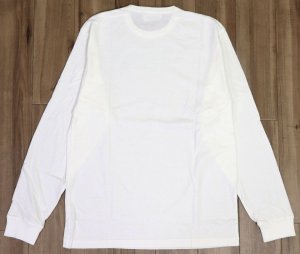 画像: 「FREE RAGE/フリーレイジ」無地リサイクルコットン長袖Tシャツ【ホワイト】