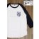 画像1: 「STUDIO D'ARTISAN/ステュディオ・ダ・ルチザン」DETUNE&KUSTOM ラグラン7分袖Ｔシャツ【ホワイト×ネイビー】 (1)