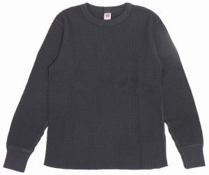 画像: 「UES/ウエス」ビッグワッフルＴシャツ【スチールグレー】